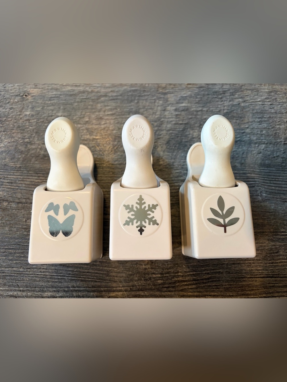 Martha Stewart Snowflake Craft Punch- butterfly, leaf & snowflake.